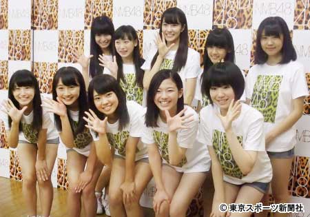 NMB5期研究生10人お披露目 NMB5期研究生10人お披露目