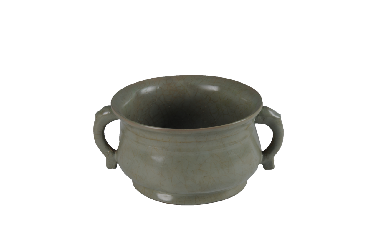 南宋官窑青瓷簋式炉(杭州南宋官窑博物馆展品)
