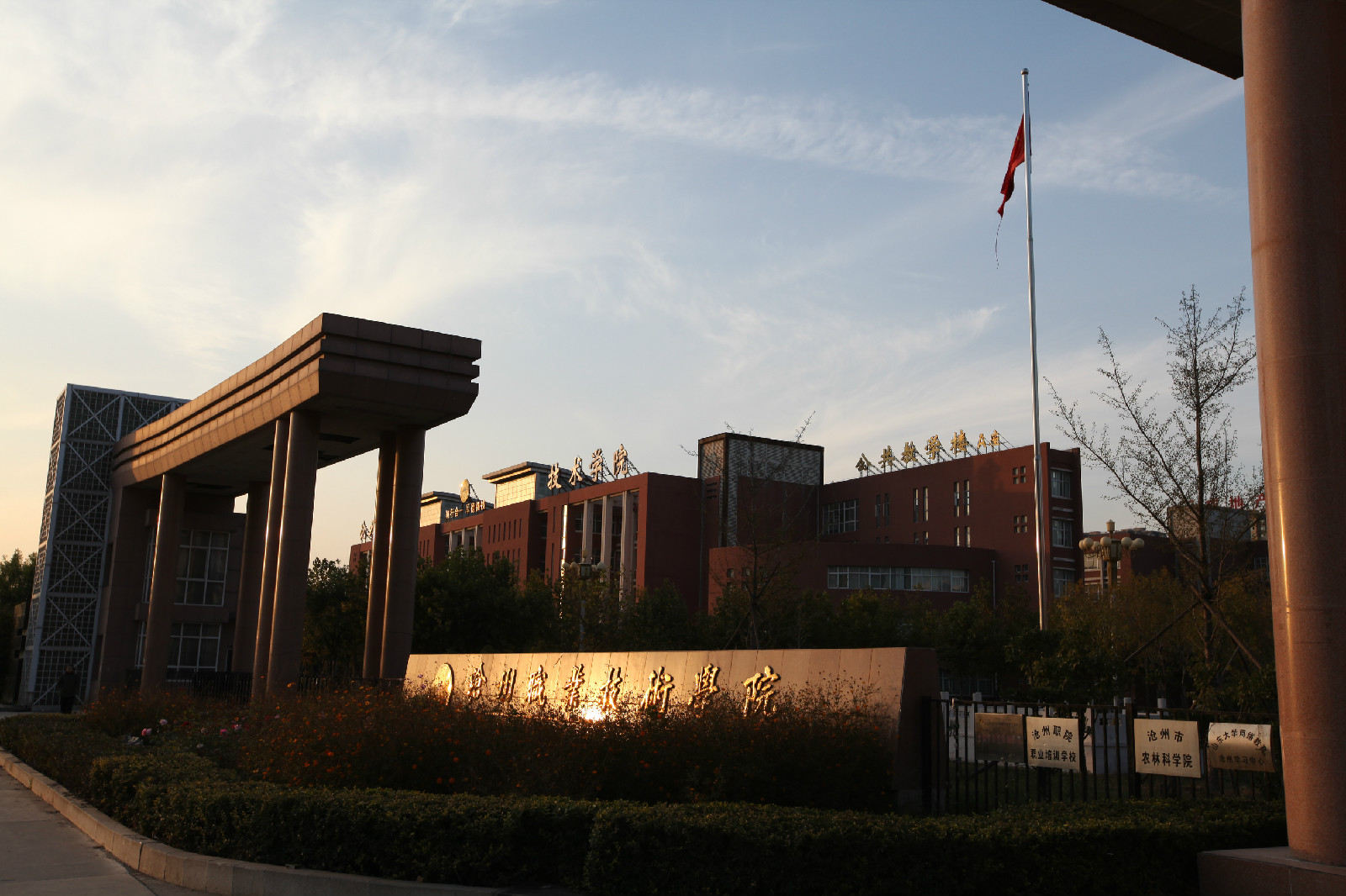 沧职南校门 沧职南校门