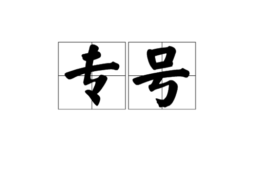 专号