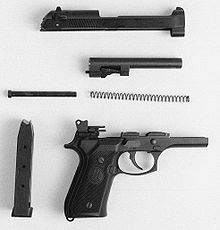 M9手枪拆解 M9手枪拆解