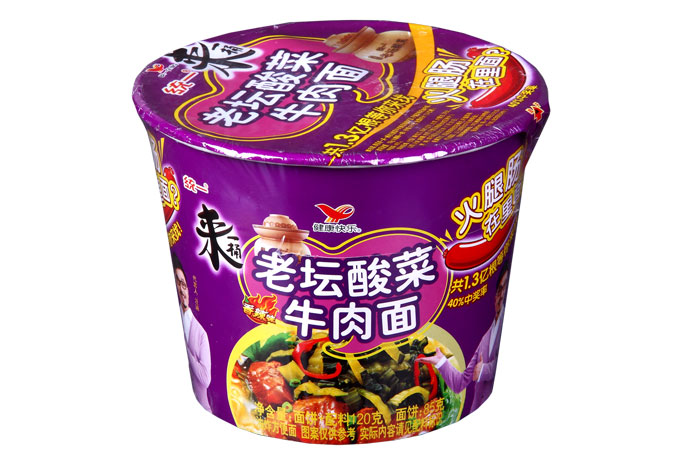 统一老坛酸菜牛肉麵(统一老坛速食麵)