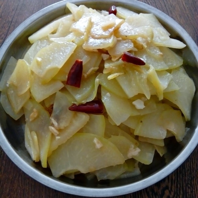 清炒青木瓜