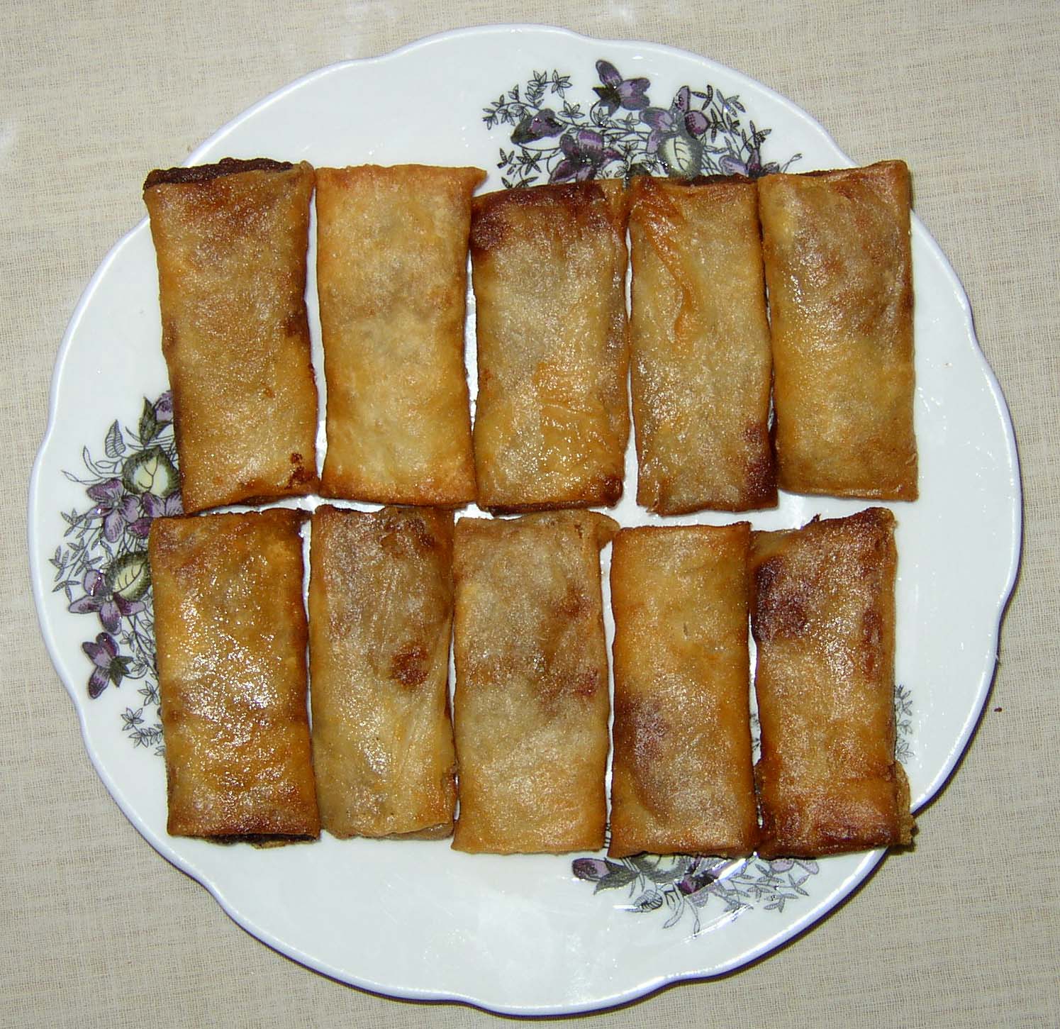 炸春卷 炸春卷