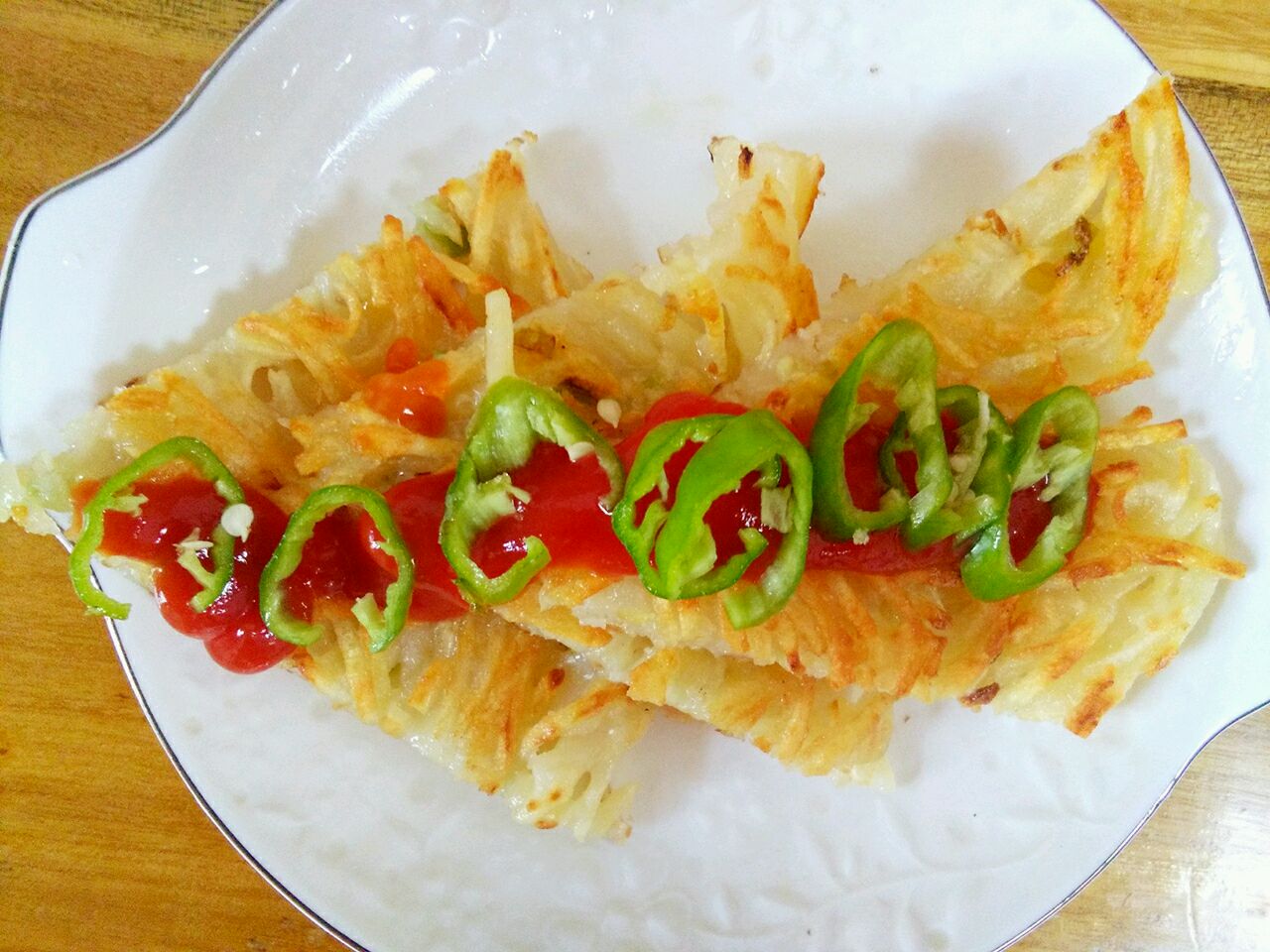 日式沙拉土豆煎饼