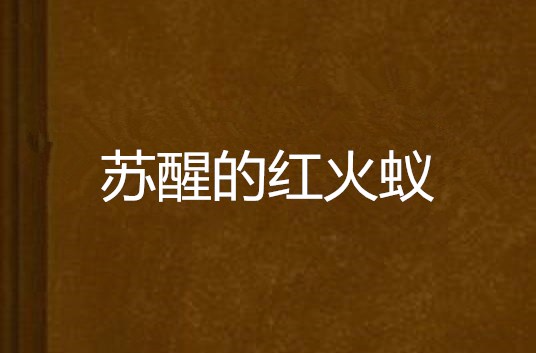 甦醒的红火蚁