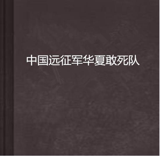 中国远征军华夏敢死队