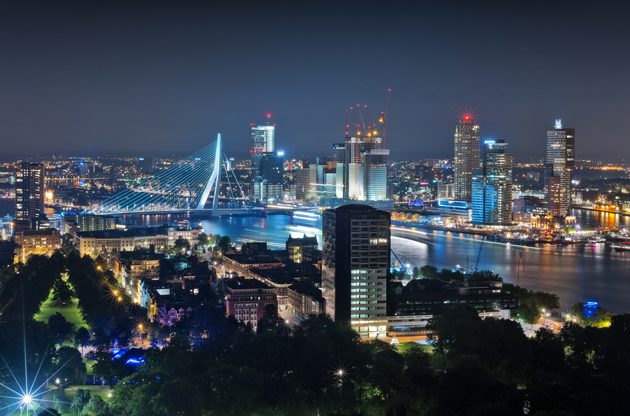 鹿特丹璀璨夜景 鹿特丹璀璨夜景