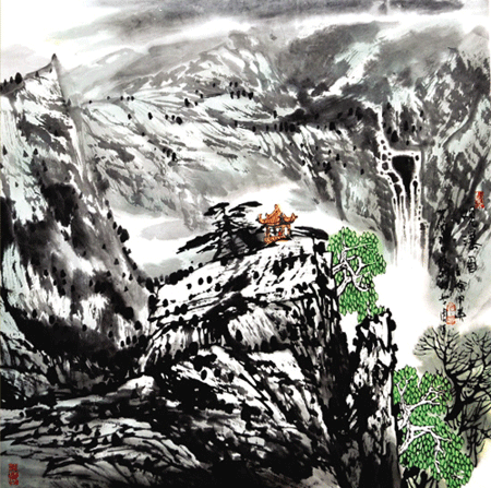 徐甲英山水作品 徐甲英山水作品