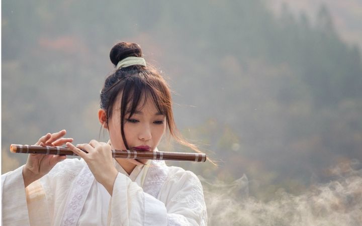 汉服与笛子 汉服与笛子