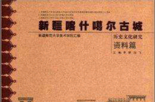 新疆喀什噶尔古城历史文化研究资料篇