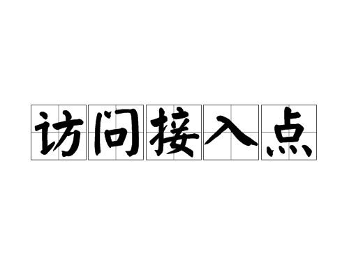 访问接入点