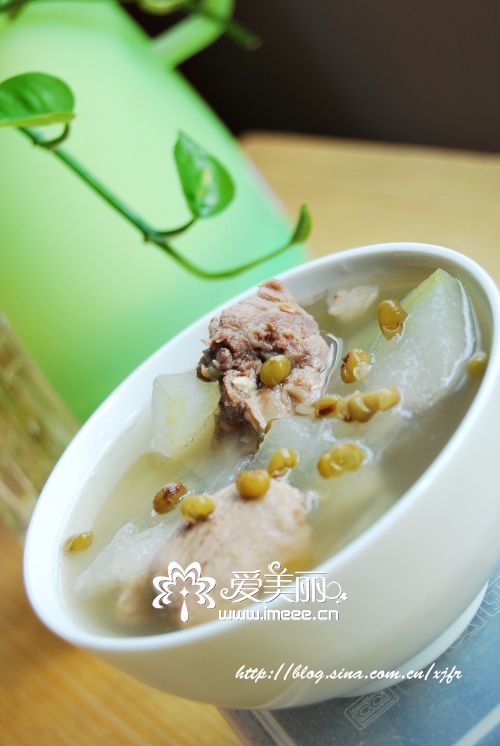 绿豆排骨汤