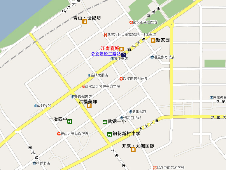 江南春城二期交通图 江南春城二期交通图