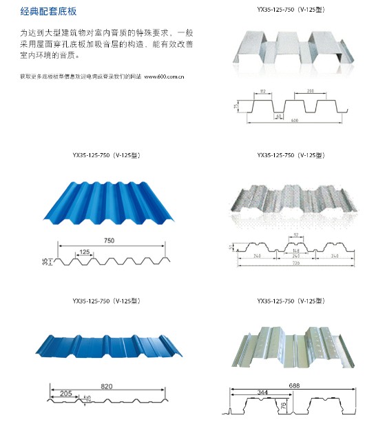 瓦楞板型 瓦楞板型