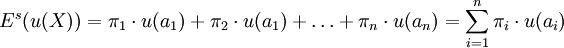 Subjective Expected Utility Model Subjective Expected Utility Model