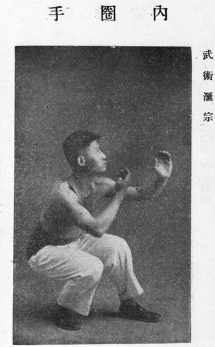 万籁声演练内圈手(图来源于《武术汇宗》) 万籁声演练内圈手(图来源于《武术汇宗》)