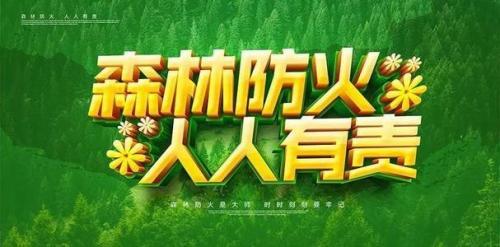 护林防火标识标语60句