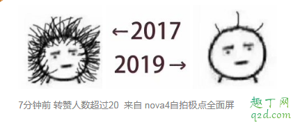 2017-2019什么梗 为什么朋友圈都在发2017到2019的对比照4