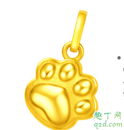 周大福猫爪黄金转运珠多少钱 周大福猫爪转运珠吊坠在哪买5