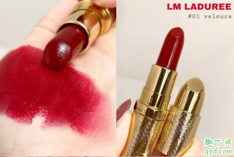 Laduree口红什么档次的 Laduree新品古典柔滑系列唇膏试色3