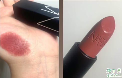 Nars黑管erotic adventure适合黄皮吗 Nars erotic adventure 口红试色3