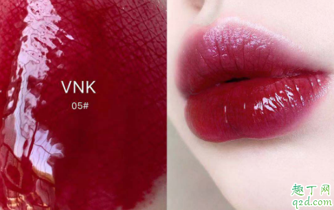 vnk水光唇釉05什么颜色 vnk水光唇釉05口红试色5