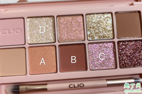 clio珂莱欧十色眼影盘新色06好看吗 clio十色眼影06和01试色对比图6