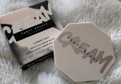 Fenty Beauty新品cheeks out腮红膏#10试色，黄皮真香！1