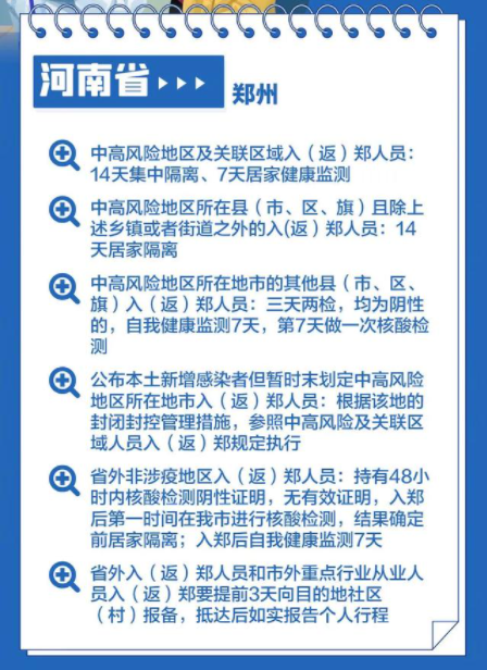 2022春节返乡防疫政策汇总14