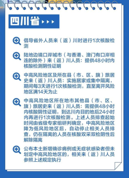 2022春节返乡防疫政策汇总20