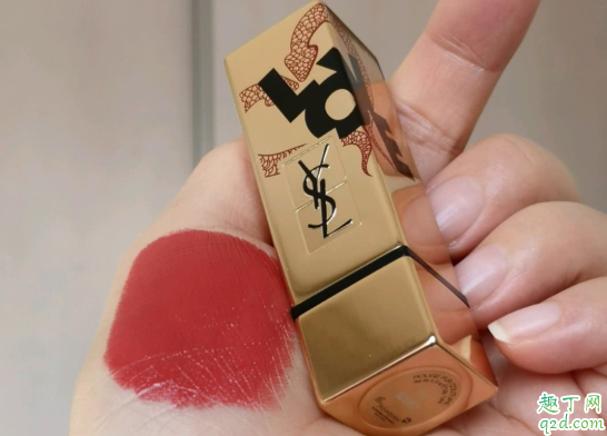 ysl2020情人节限定120和114哪个好看 ysl方管120和114试色对比6