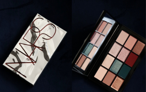 Nars2020限定12色眼影盘cool crush试色，莫兰迪色系值得！1