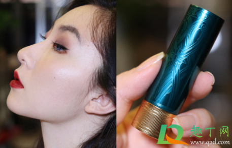 Gucci2020新品复古蓝管口红512什么颜色1