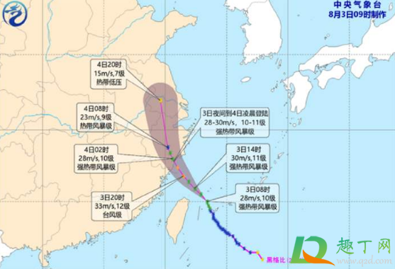 2020年第4号台风黑格比几月几号几点几分登陆2