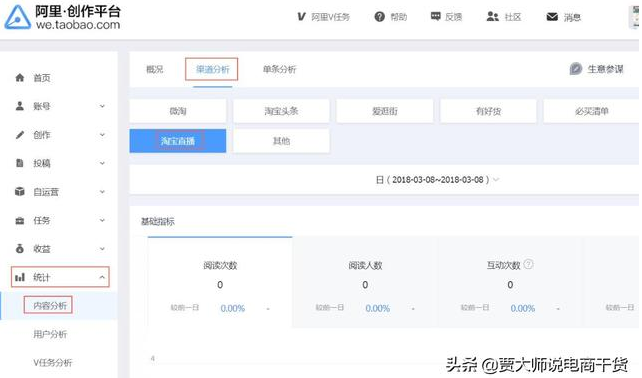 淘宝直播数据怎么查看?怎么分析 淘宝直播数据怎么查看?怎么分析